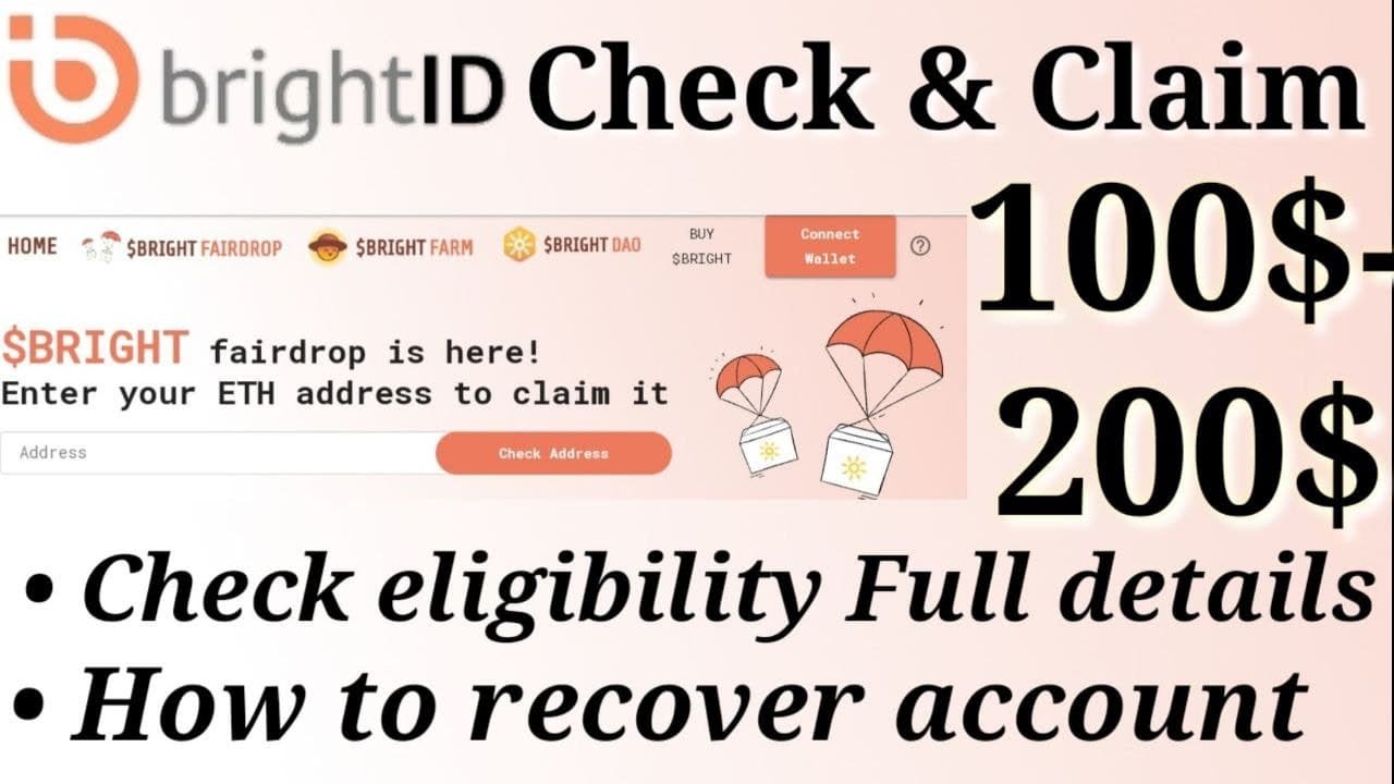 200$ BRIGHT TOKEN  AIRDROP HOW TO USE || RECOVER || VERIFY || FULL INFORMATION