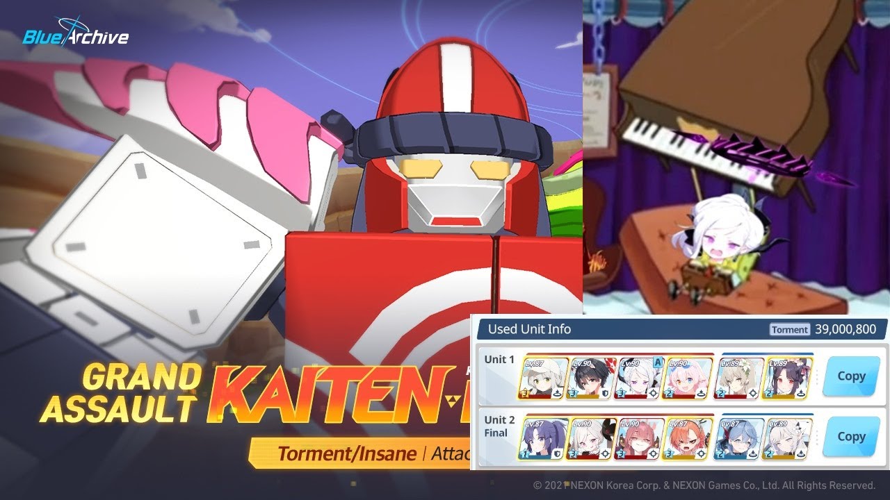 Blue Archive Global Asia - Kaiten (Outdoor) Torment 2team 39M