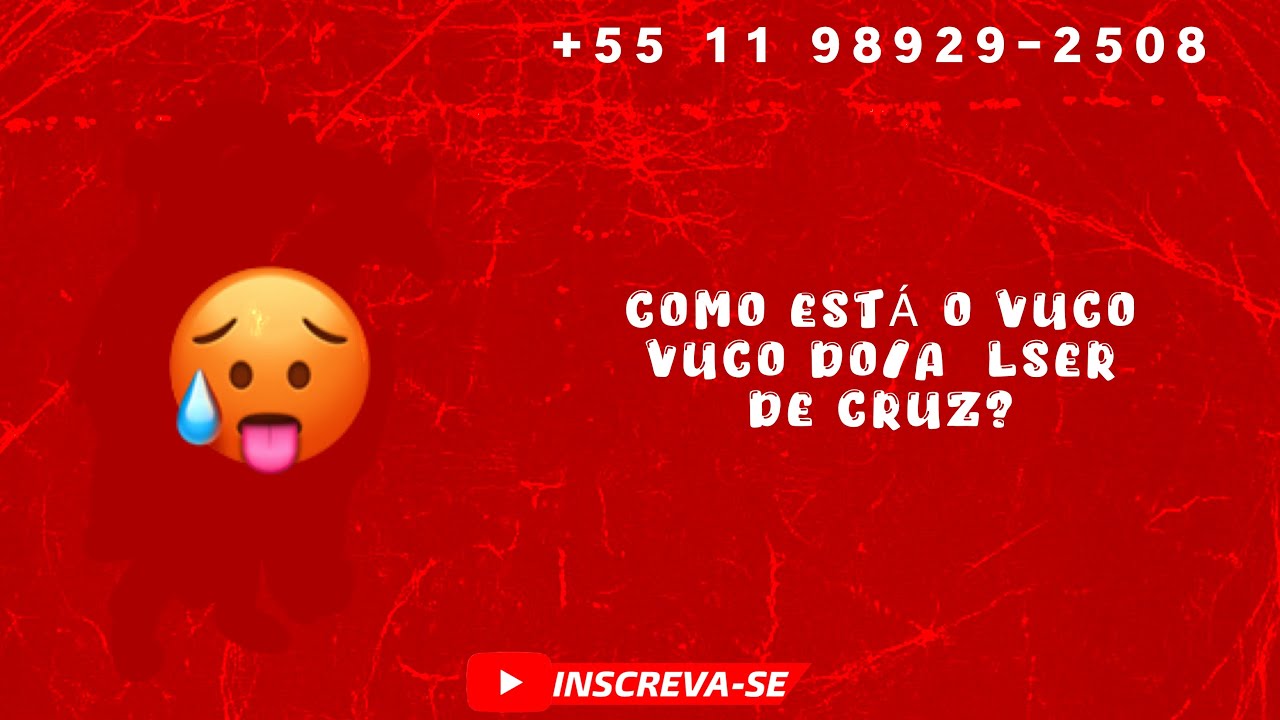 COMO ESTÁ O VUCO VUCO DO(A)SER DE CRUZ?😅(11)989292508#leituraintuitiva 🙏💃🎲🌹