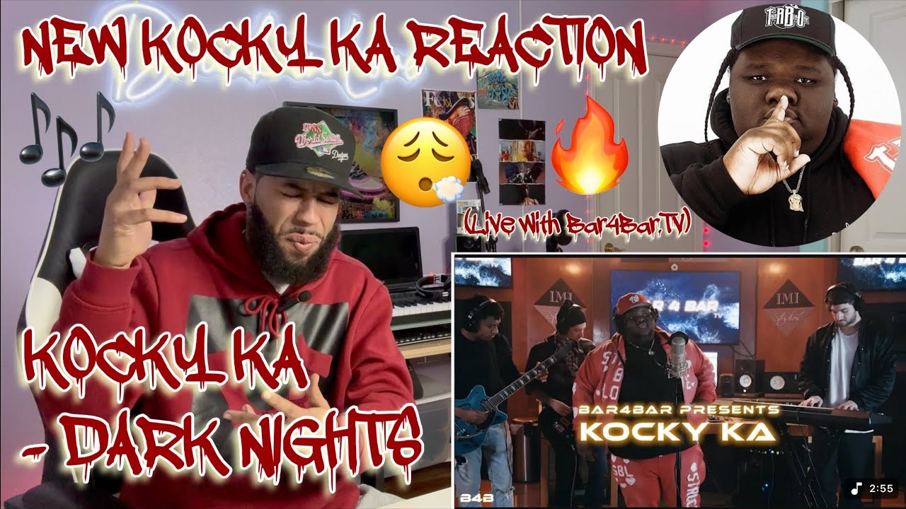 HIS VOICE IS INCREDIBLE! | KOCKY KA - DARK NIGHTS | Live with Bar4Bar.TV (REACTION!!!) #NextUp