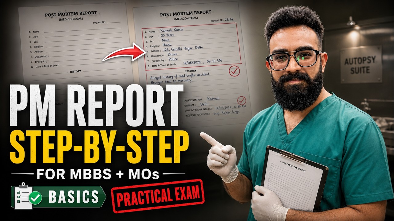 How to Write a Postmortem(Autopsy) Report | Step-by-Step Guide for MBBS Students & Medical Officers