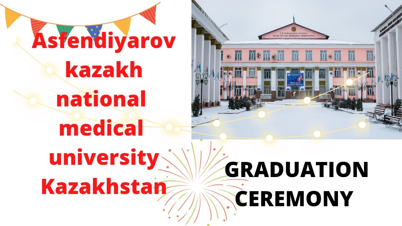 Kazakh national medical university graduation ceremony 🎉 #kaznmu #mbbsabroad #doctor