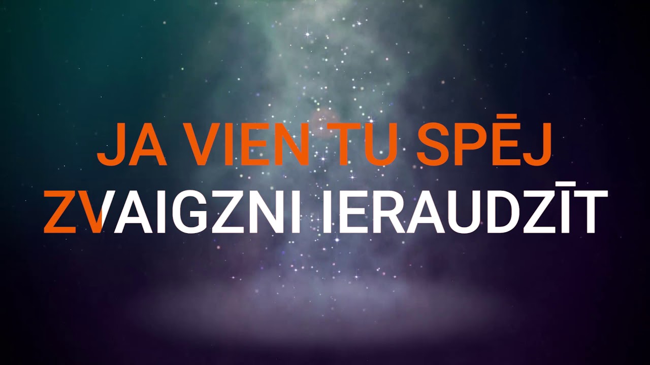 R.Trence un I.Skrastiņš - Viens noburts vārds (KARAOKE)