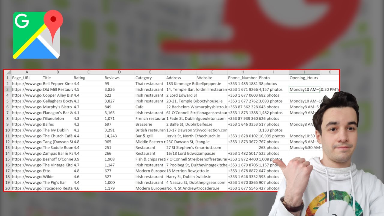 Извлечение данных из Google Карт (в 2024 году) | Учебное пособие по Octoparse