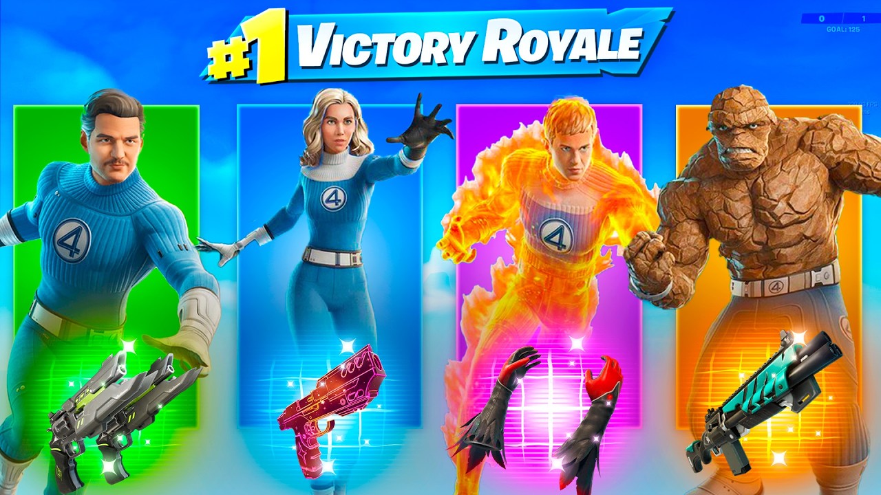 El RETO FINAL de LOS 4 FANTÁSTICOS en Fortnite