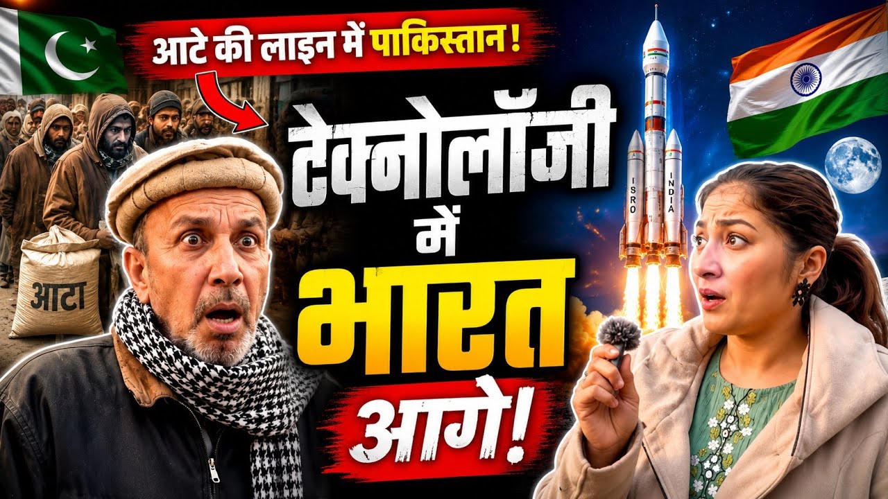 Pakistani Public Funny Reaction on India 😂 | India vs Pakistan Technology Debate | Comedy Reaction