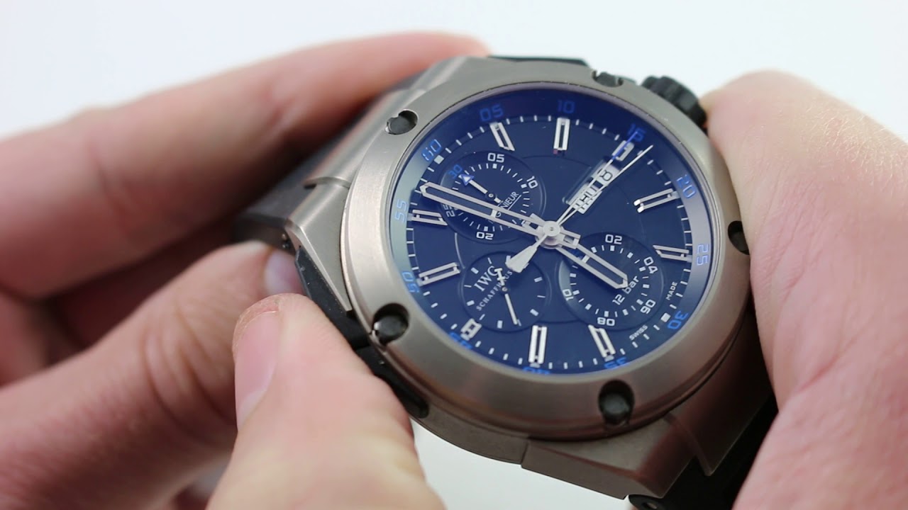 Pre-Owned IWC Ingenieur Double Chronograph IW3765-01 Luxury Watch Review