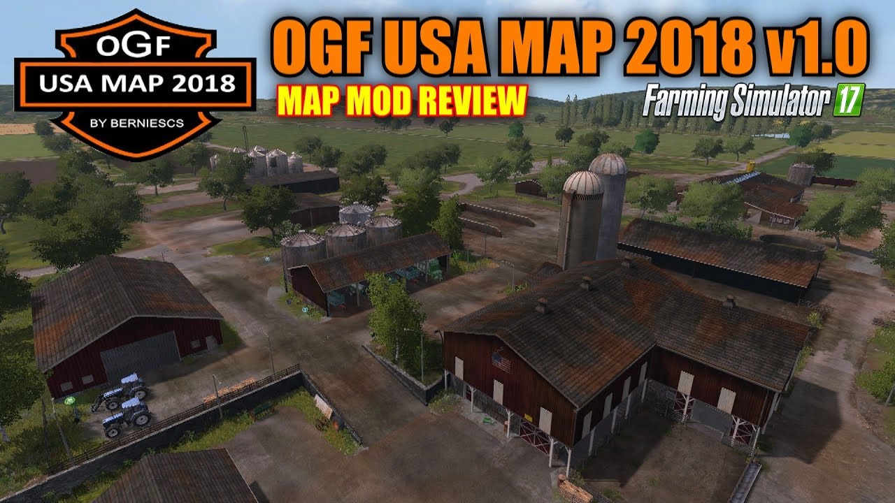 Farming Simulator 17 - OGF USA Map 2018 v3.0 (Updated Link) 