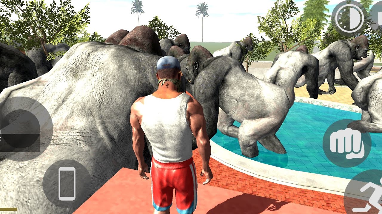Gorilla Ne Ghar Ke ghus ke Franklin ko Maar Diya #indianbikegame 