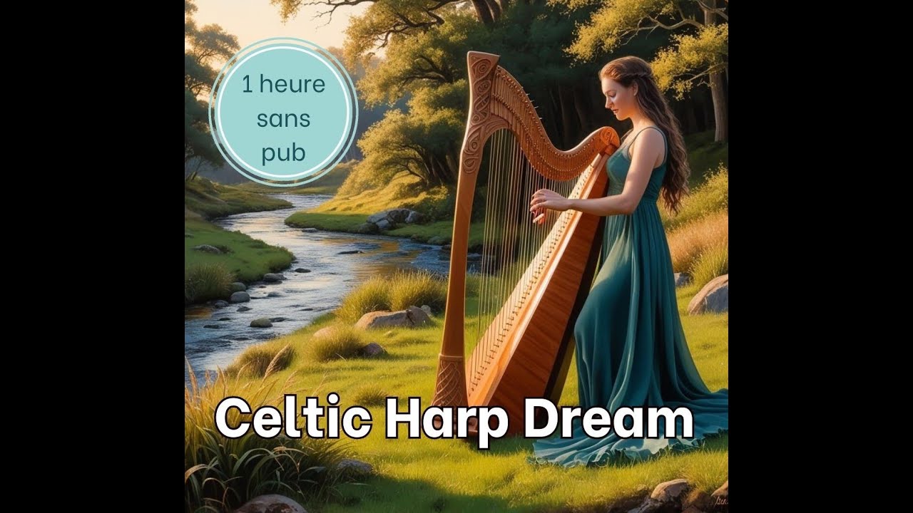 1h of celtic harp music by Damien DUBOIS. Relaxing Fantasy Music - zen - Relaxation & Meditation.