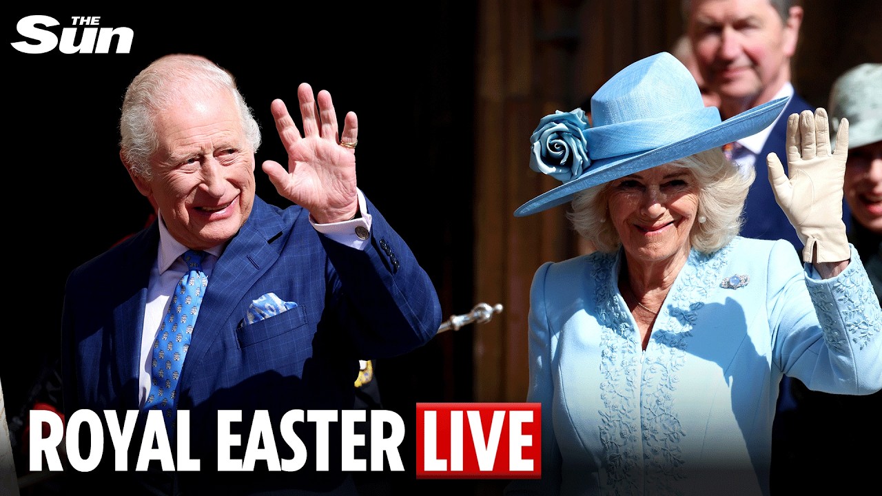 LIVE: Royal family attends Easter service at St George&rsquo;s Chapel in Windsor