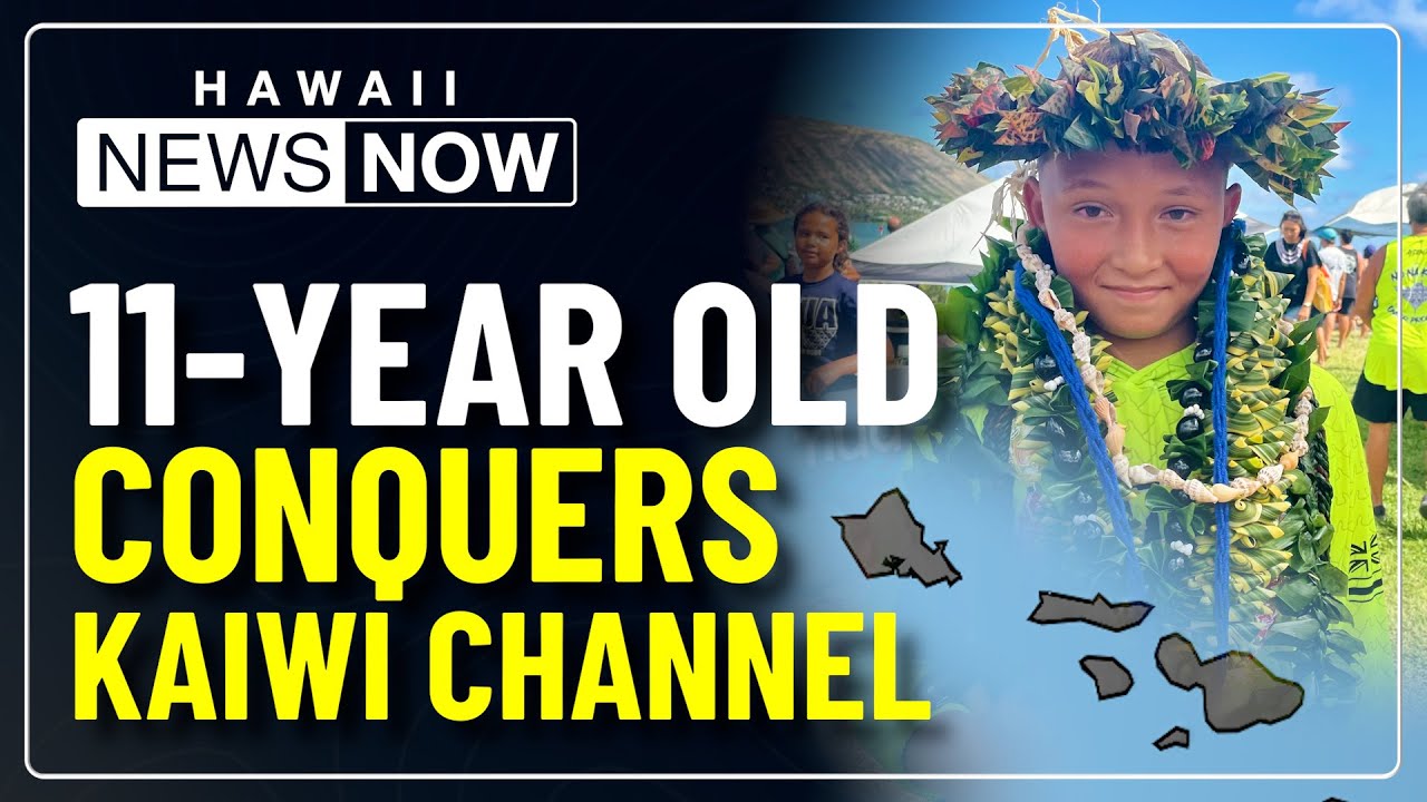 11-year-old from Kailua becomes youngest to solo paddle across Kaiwi Channel