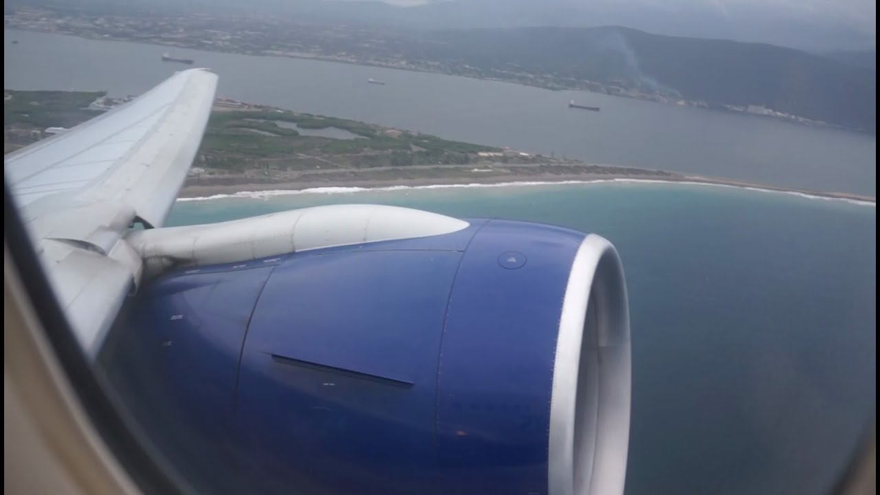 British Airways 777 - flight 2262  - GE90 powered takeoff from Kingston Jamaica