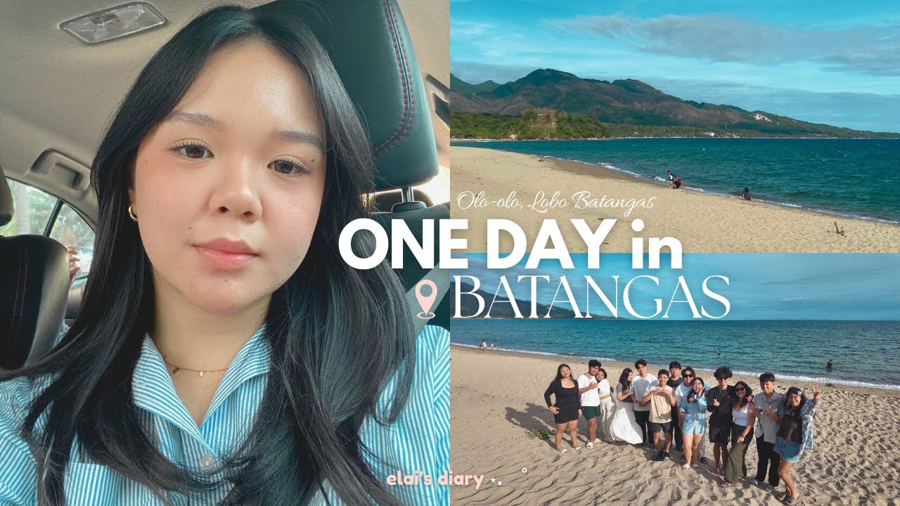 Batangas Getaway! 🌊🐚🤍 Brgy. Olo-olo, Lobo, Batangas w/ friends || elai susana