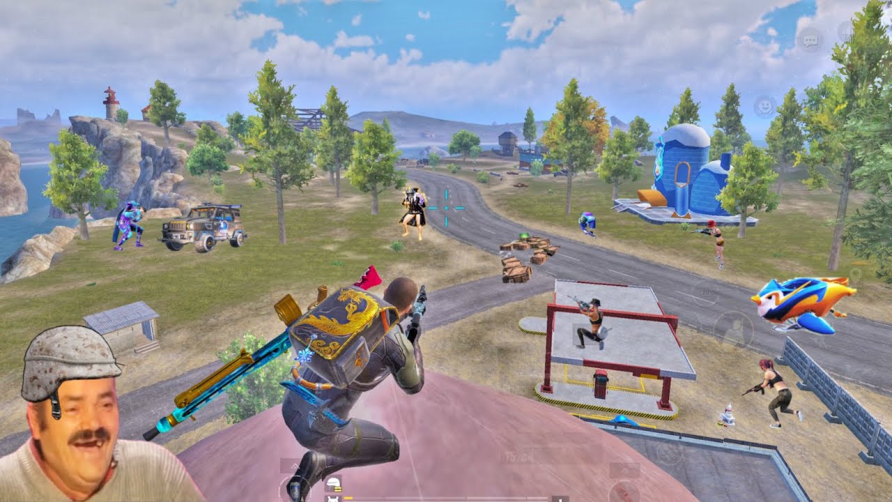 Tower camping IQ 1000 😱😂 pubg mobile funny moments 🤣