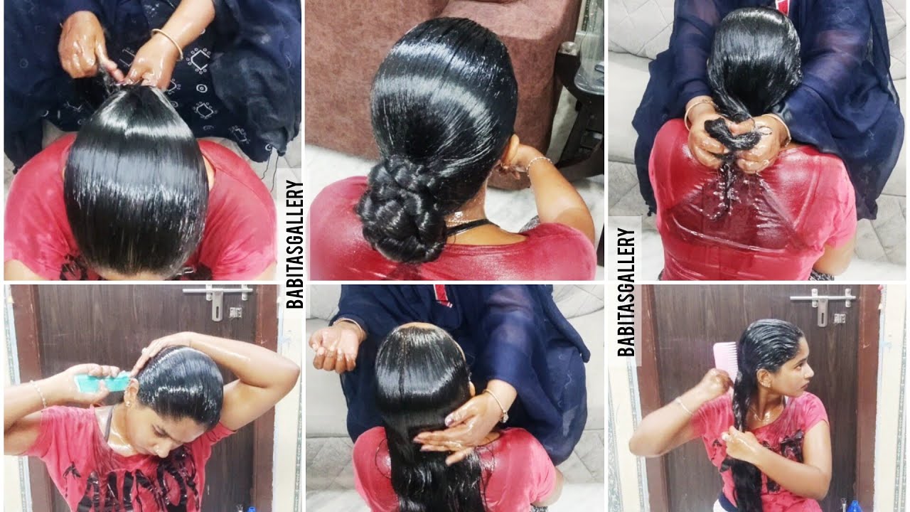 1000ml Ultra Heavy Hair oiling Dripping Oil Sleek #hairstyles To buy full video Wtsap+91 9154004797