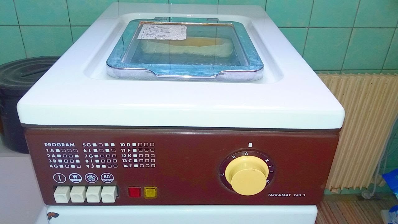 Pračka Tatramat 245.3 (rok 1983) / Tatramat washing machine from 1983