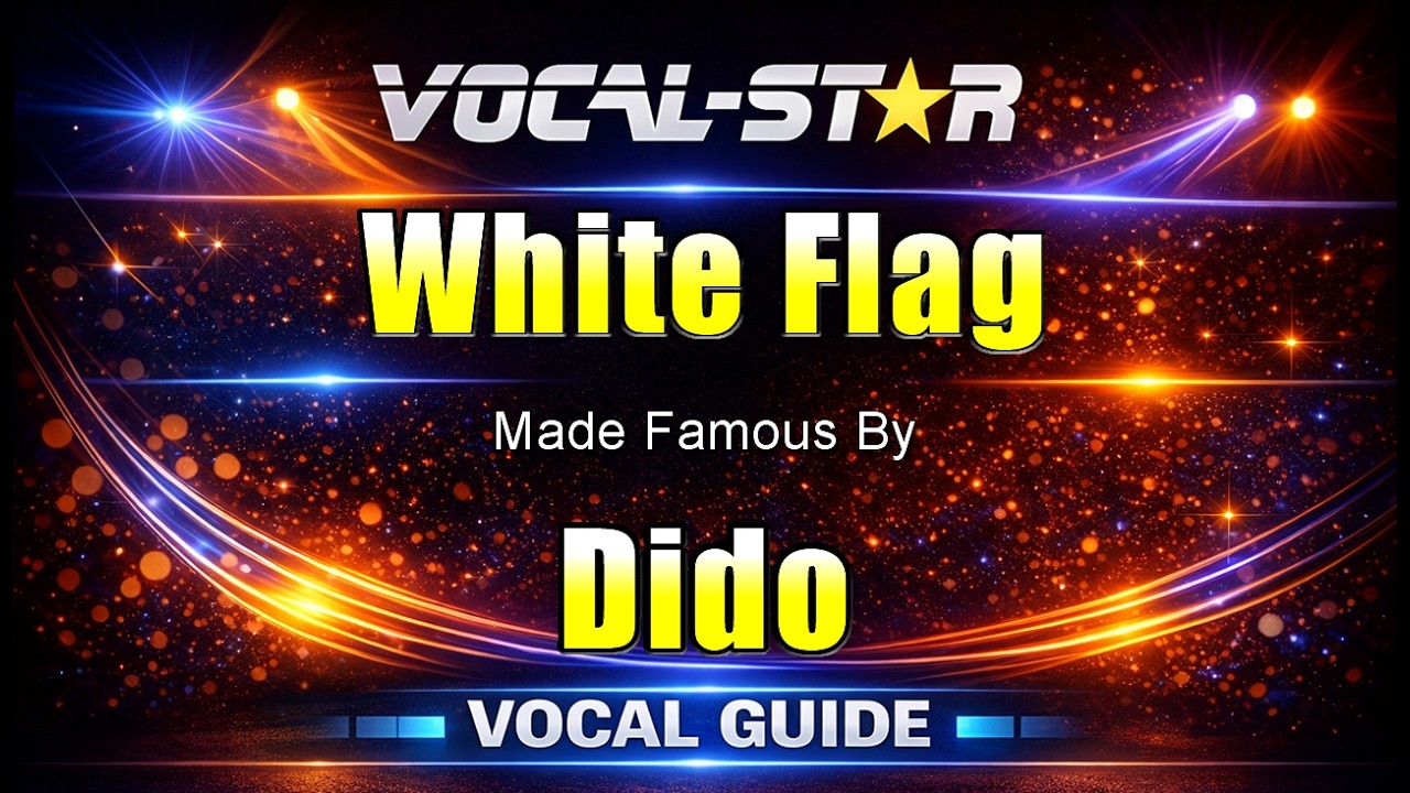 White Flag - Dido (караоке с голосовым сопровождением)