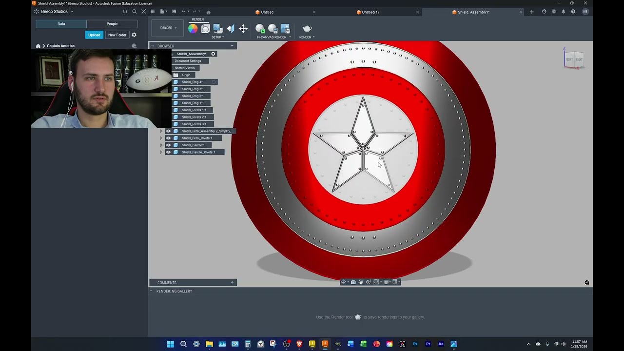 Redesigning Captain America's Shield: Part 13