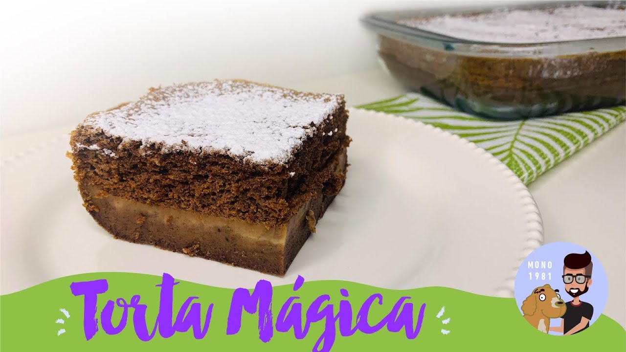 UNA MEZCLA, TRES CAPAS! Torta Mágica o Pastel Inteligente de Chocolate / MONO 1981