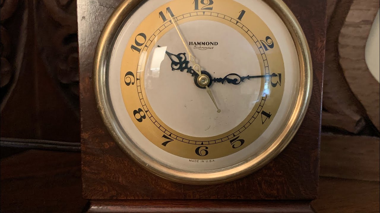 Repair of a Hammond Bichronous Clock c. 1931 Part 1