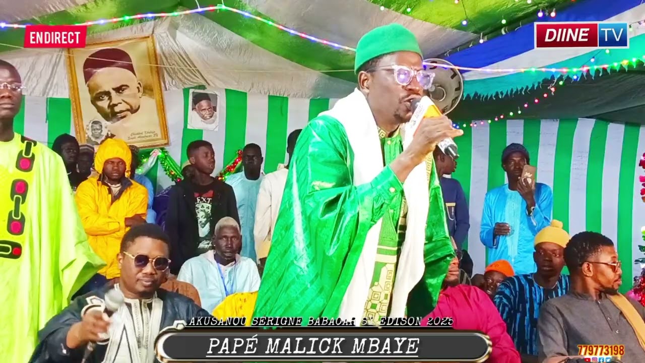 🔴takusanou sérigne Babacar sy Édison 2025 À kuer ngaye Avec diine islame TV lérou kuer ngaye