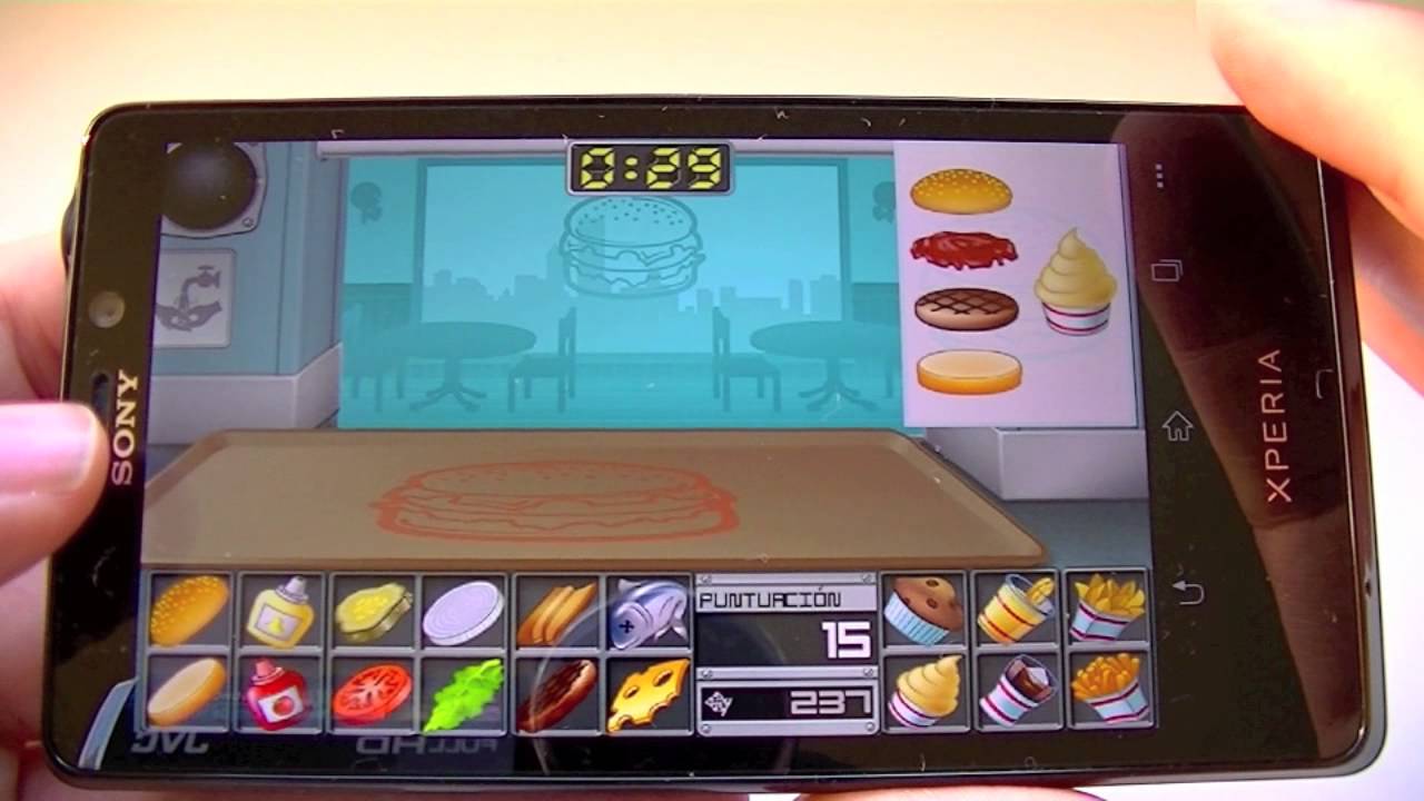 Burger para Android (juegos para niños)