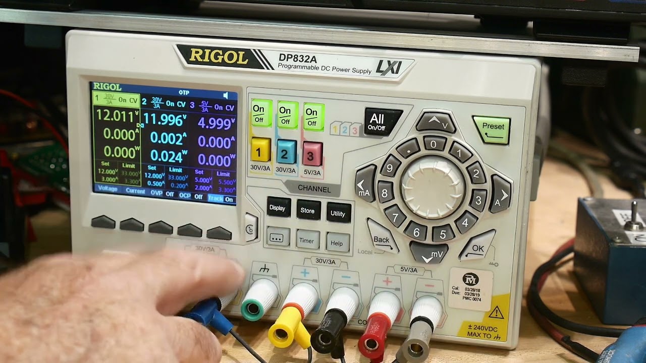 #1081 Rigol DP832A Triple Output Power Supply