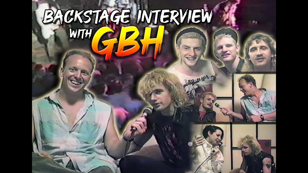 Интервью с GBH 1985 — Хаос за кулисами