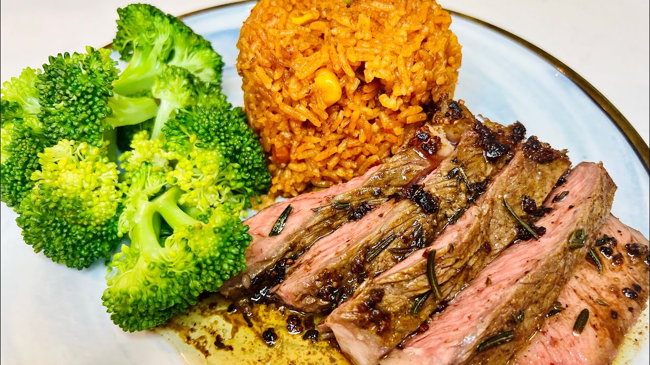 I MADE MY FAMILY THE BEST RIBEYE STEAK DINNER 😋