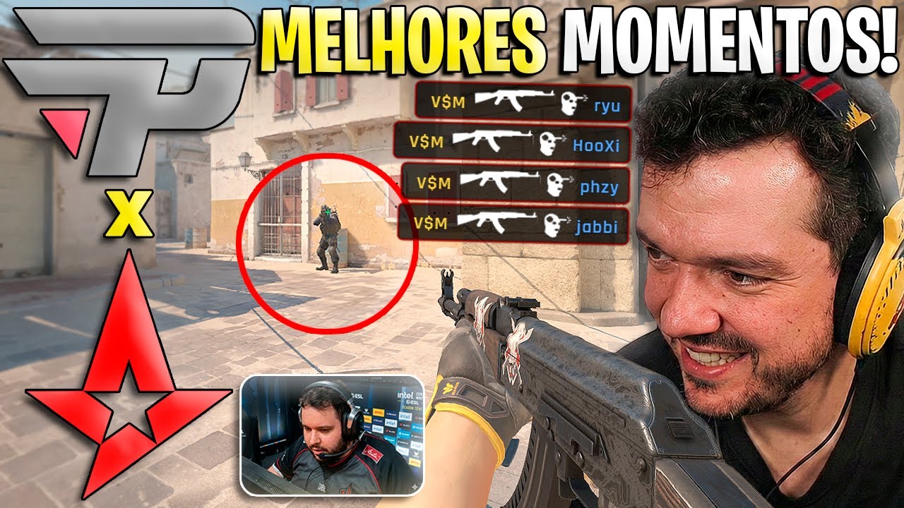 JOGO DE ESTREIA!🔥 PAIN x ASTRALIS (MELHORES MOMENTOS) - IEM Kraków 2026 Stage 1 (GAULES)