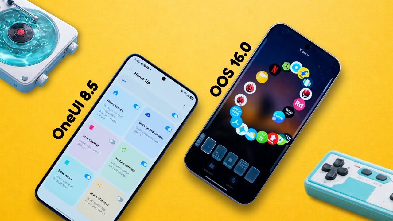 OxygenOS 16 Loses to One UI 8.5 in Customization 😬But Still Wins in Smoothness⚡