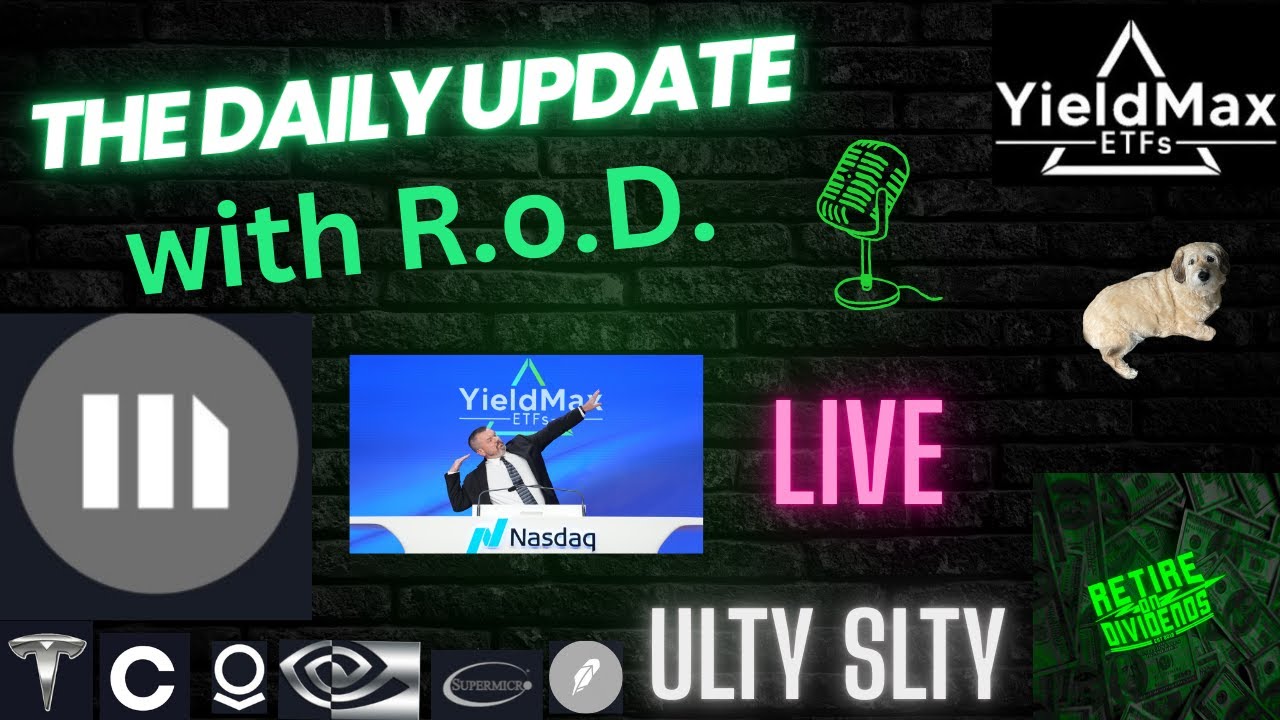 Обзор ETF YieldMax MSTY, TSLY, CONY, PLTY, SMCY, HOOY, ULTY, SLTY в режиме реального времени от 1...