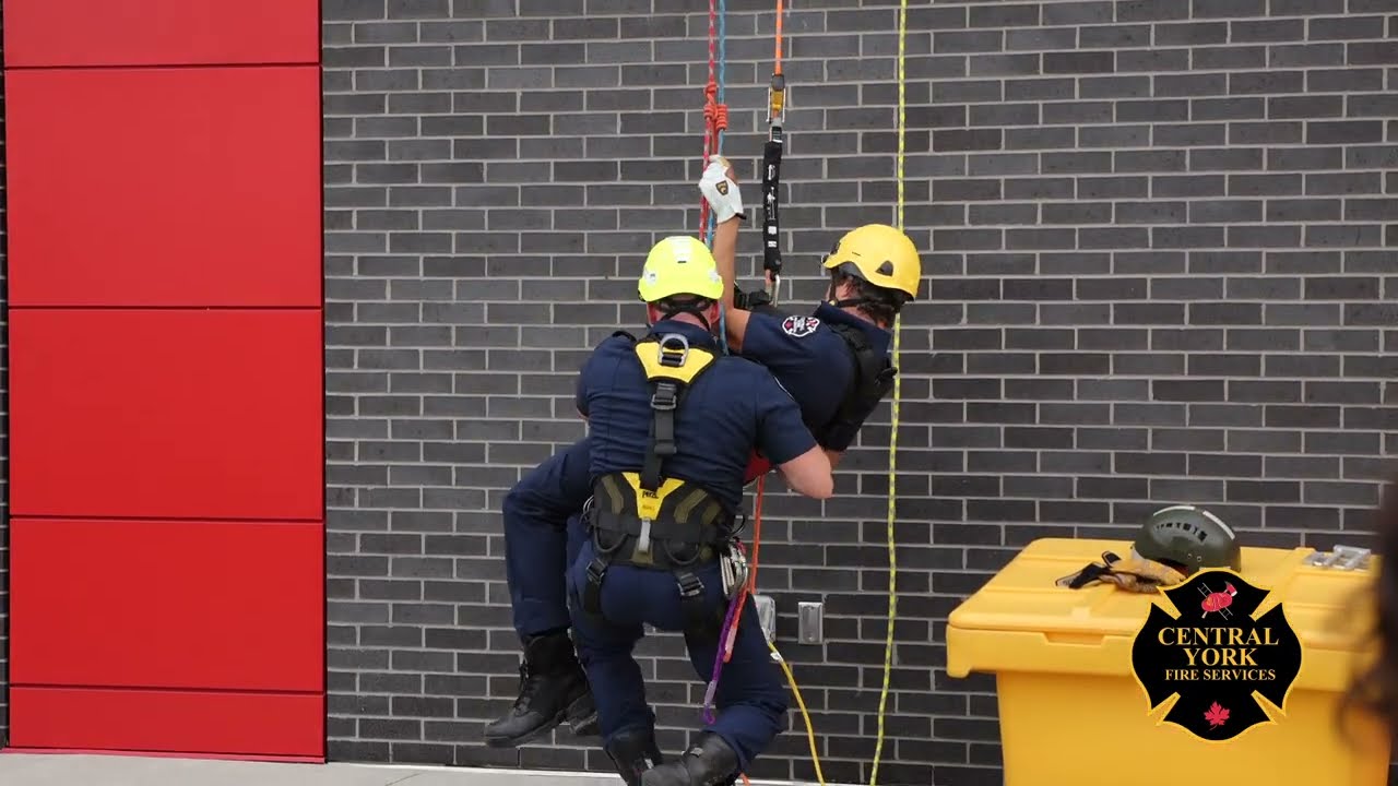 High Angle Rescue Demonstration and POV - Open House 2024