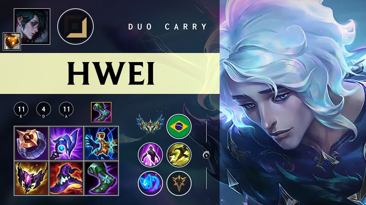 Hwei Carry vs Ezreal - BR Challenger Patch 26.04