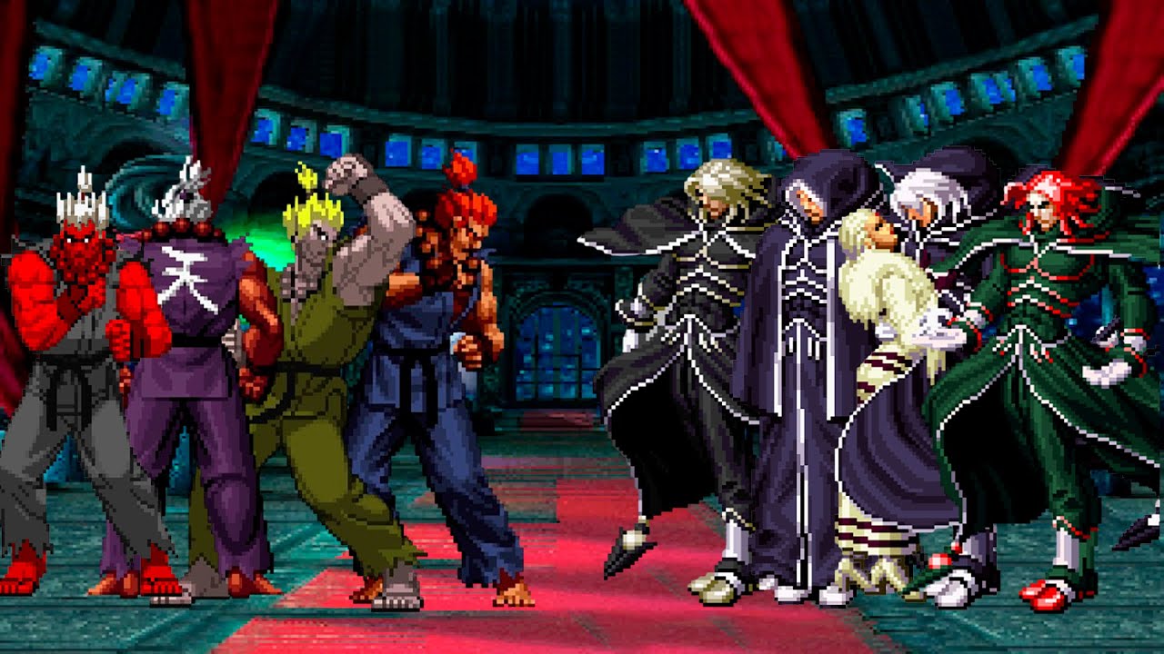 [KOF Mugen] Akuma Team vs Igniz Team