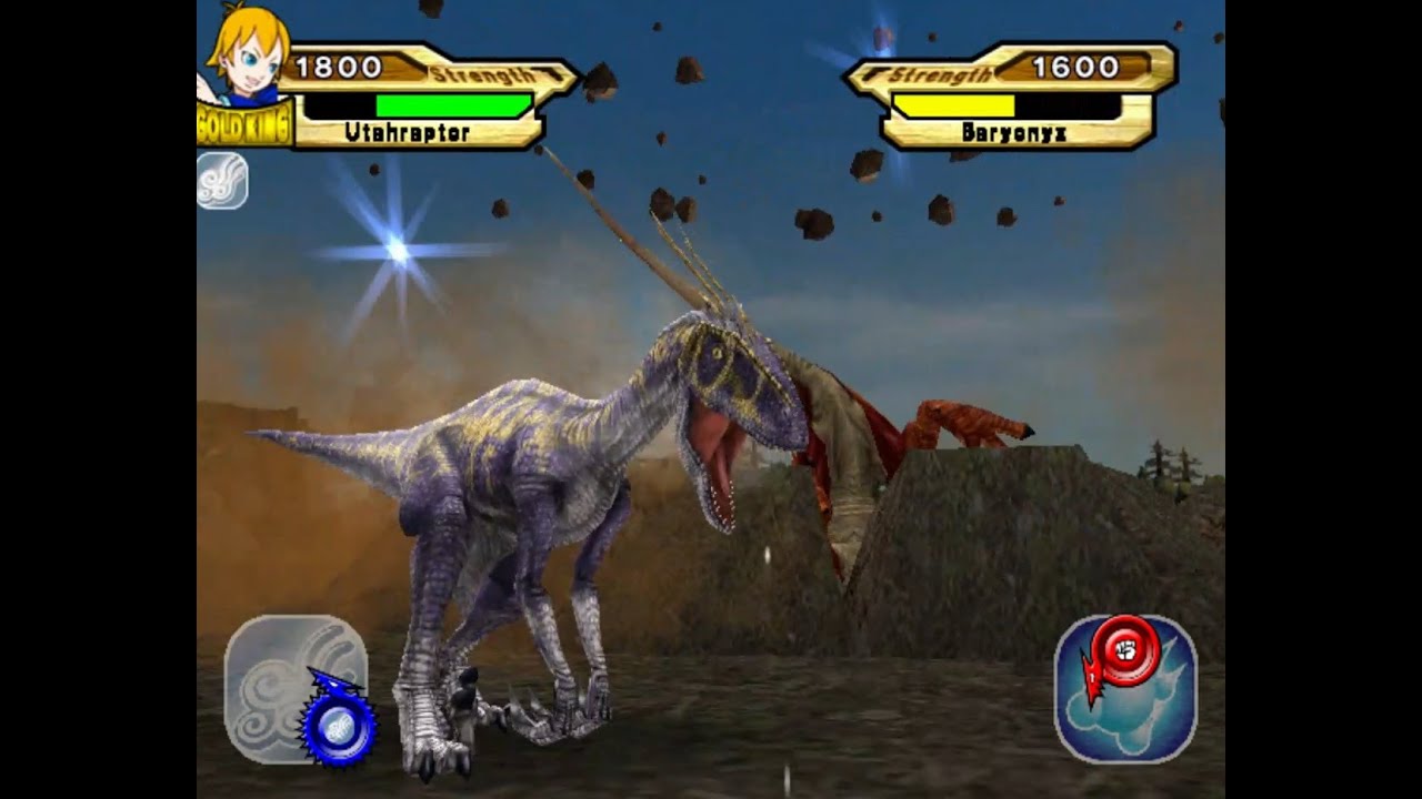 Dinosaur king - 恐竜キング Operation Dinosaur Rescue Part 2 Utahraptor Gameplay (hard)