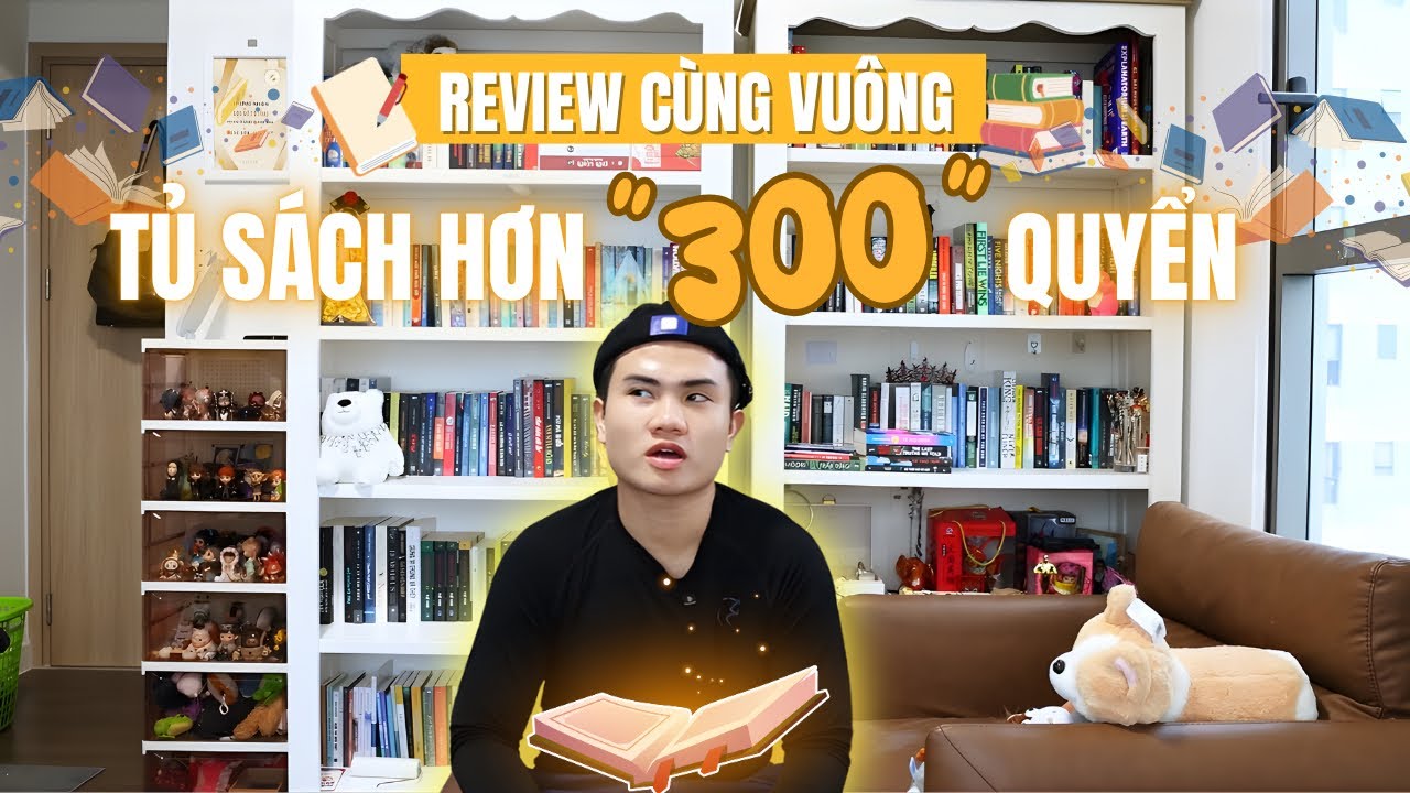 DAILY VLOG - Tập 14: Review tủ sách gần 60 