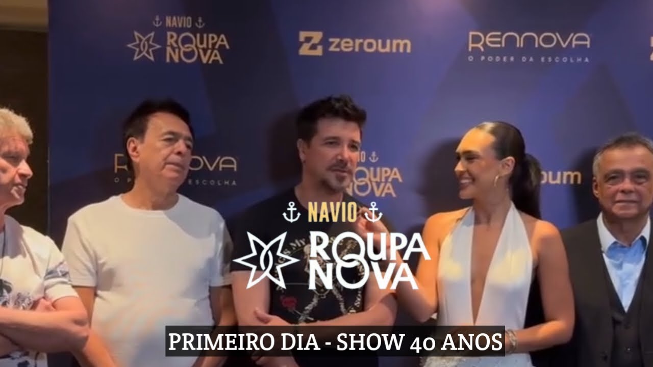 Roupa Nova Show - Navio Roupa Nova 2026⛴️ - Turnê Show 40 Anos💿 - DIA 1