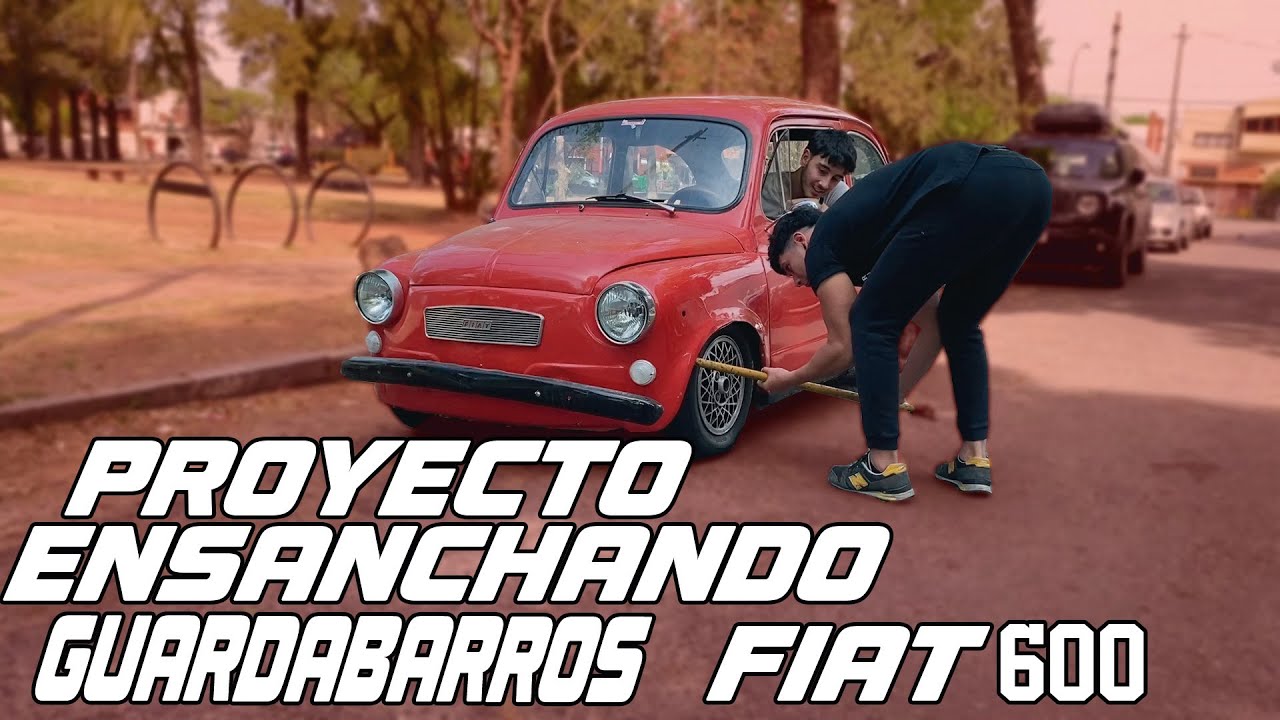Proyecto ensanche guardabarros Fiat 600 y masillado # 1 / @entreautos9277