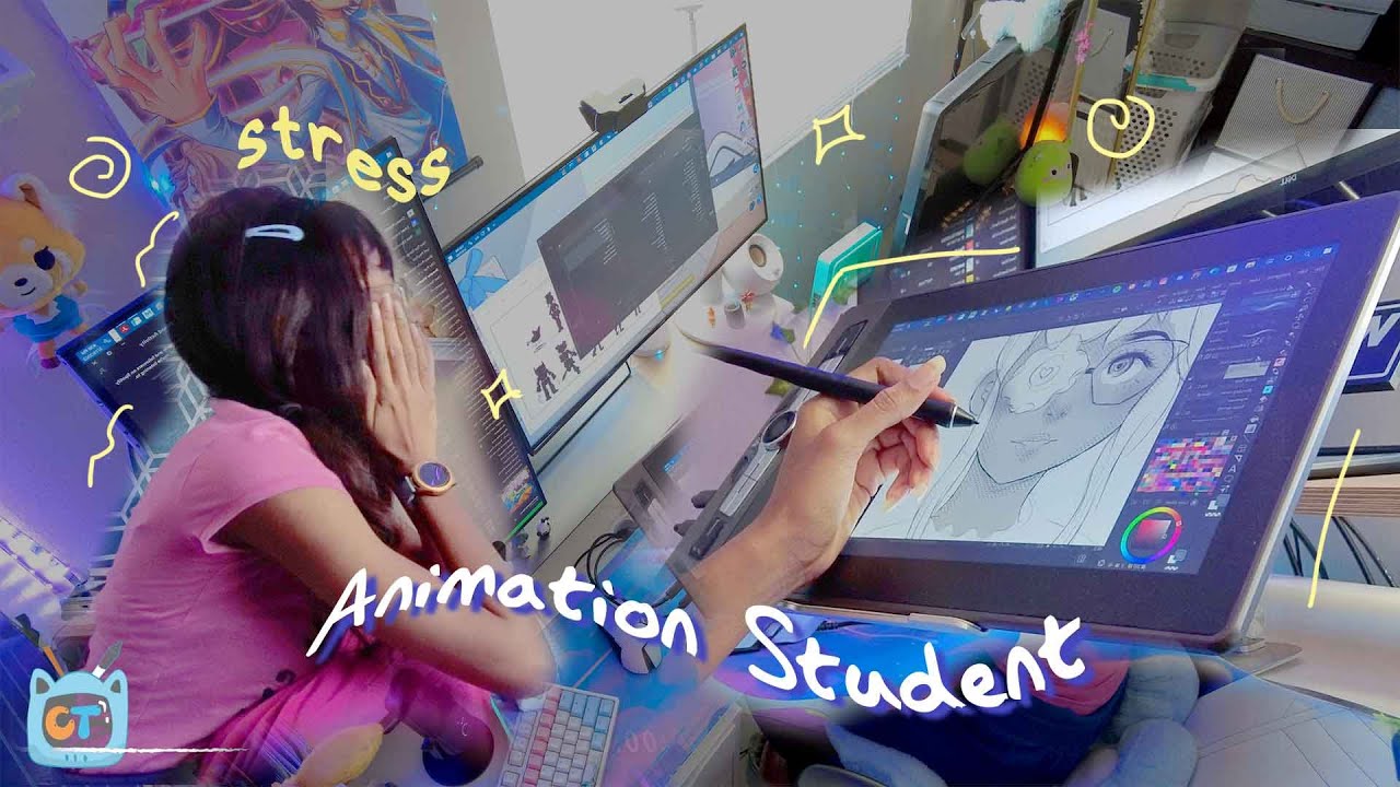 ✏️Study + Homework Vlog🌱 trying to catch up this semester 😥😩