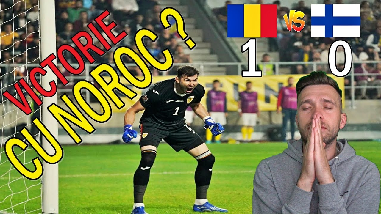 PORTARUL NE-A SALVAT DIN NOU ! ROMANIA vs FINLANDA 1-0 // VLOG DE LA STADION