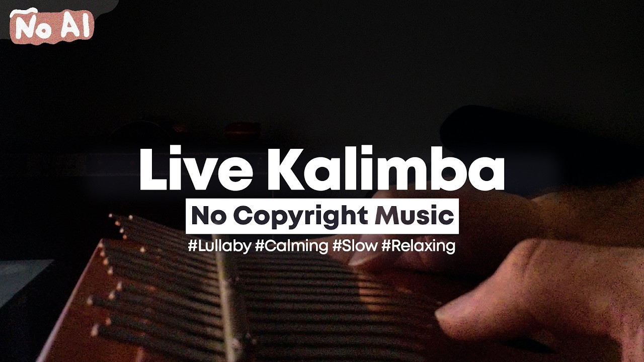 [background music] lava lamp - calming kalimba played at night 🛏️ | relaxing no copyright music