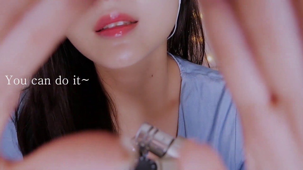 ASMR Hand movements & comfort word ,korean trigger words asmr ,whispering