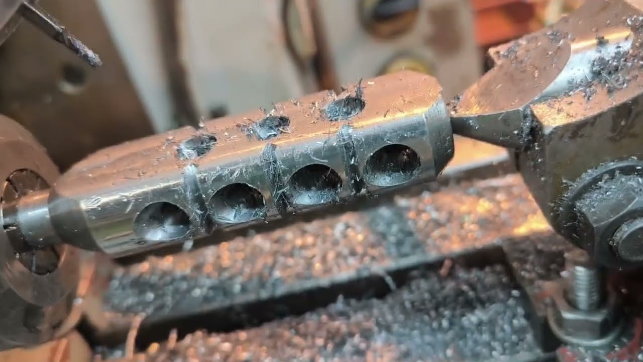 PCC muzzle brake producting for competition purposes (9mm Luger)