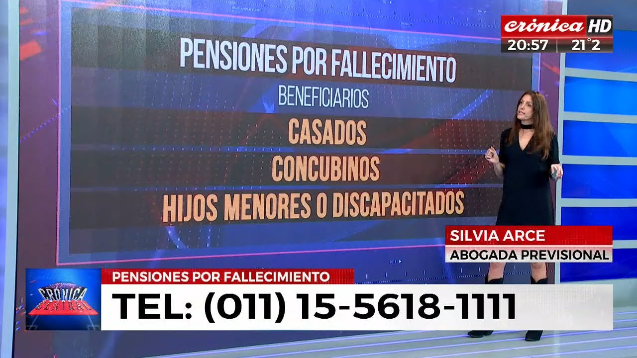 Detalles de las pensiones por fallecimiento