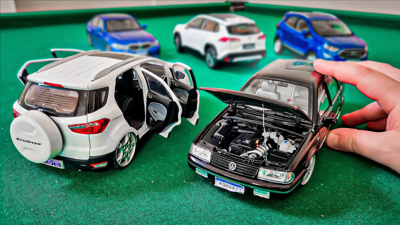 VOLTEI NO LUGAR DE CARRINHOS BRASILEIROS! SANTANA, ECOSPORT, E VÁRIAS MINIATURAS 1:18