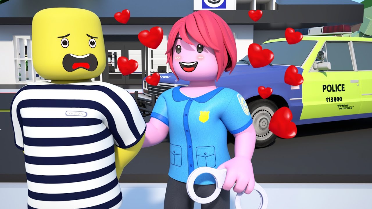 ROBLOX Brookhaven 🏡RP: Police and Prisoner Love story | Pop Roblox