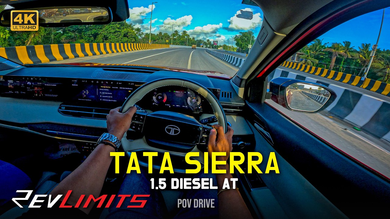 2026 Tata Sierra 1.5 Diesel AT POVDrive | Is It Better? | 0-100 Test & Review Walkaround | REVLIMITS