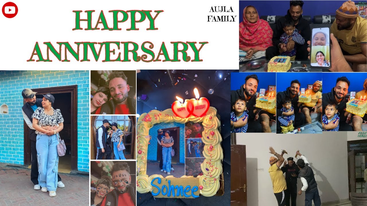 HAPPY ANNIVERSARY VLOG || GOLDI NU DITA SURPRISE BHABI WALO || GOLDI SHOCK 😮 ||